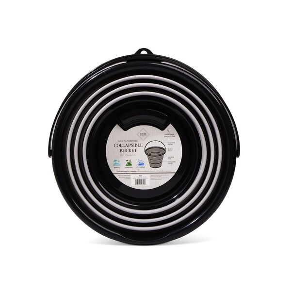 Core Supply Co. 10L Collapsible Bucket Tiered - Onyx/Smokey Ash 48306 - main